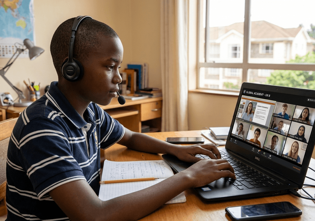Regenesys specialist teacher conducting live lesson